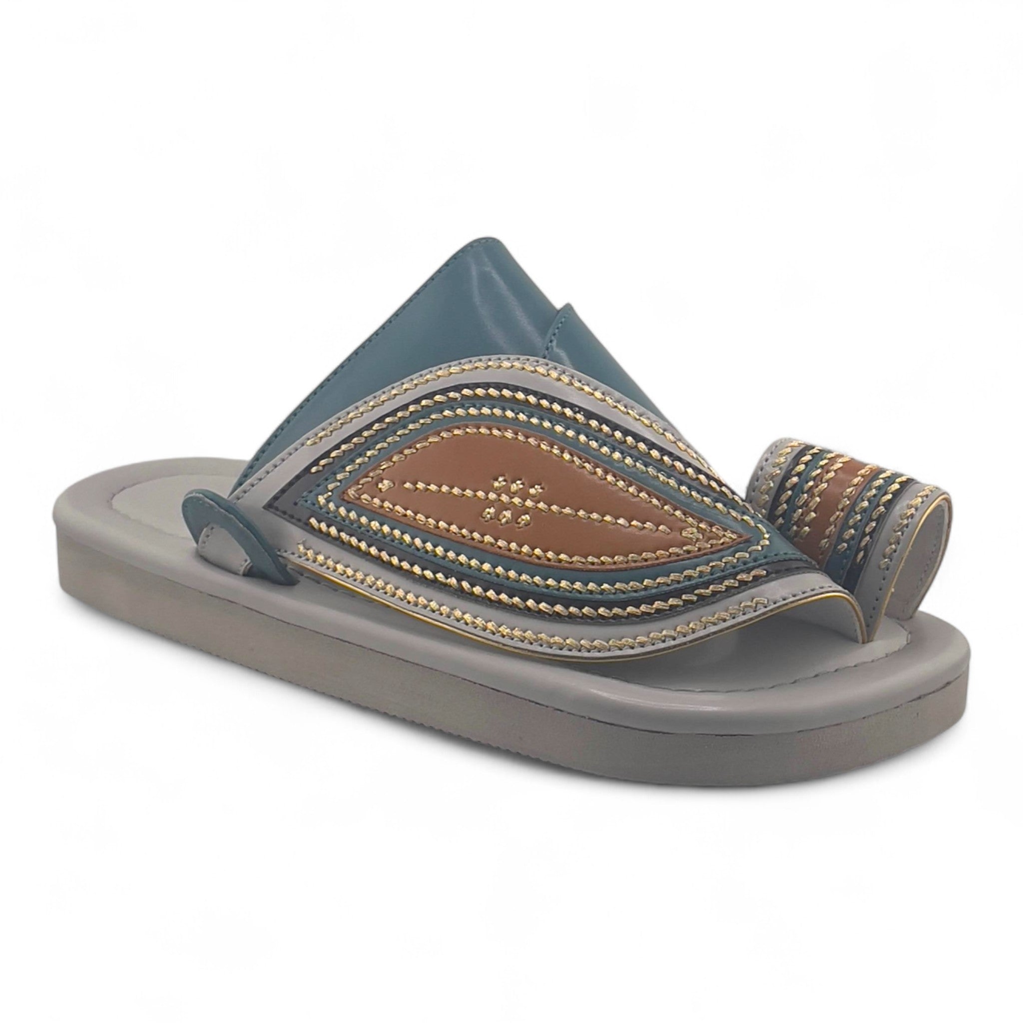 AL Fanoos Handcrafted Heritage Leather Sandals l 07