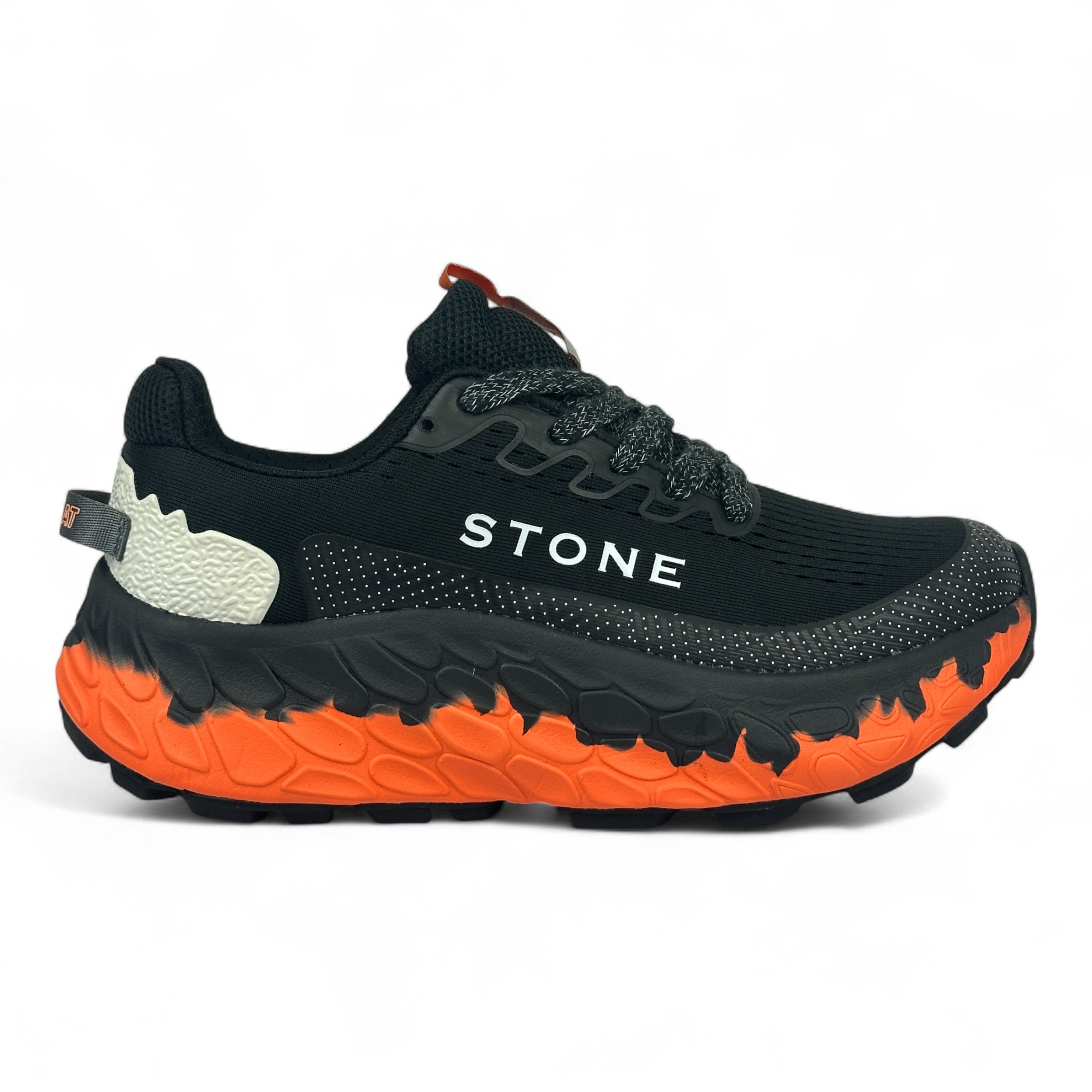 Black Reddish Orange