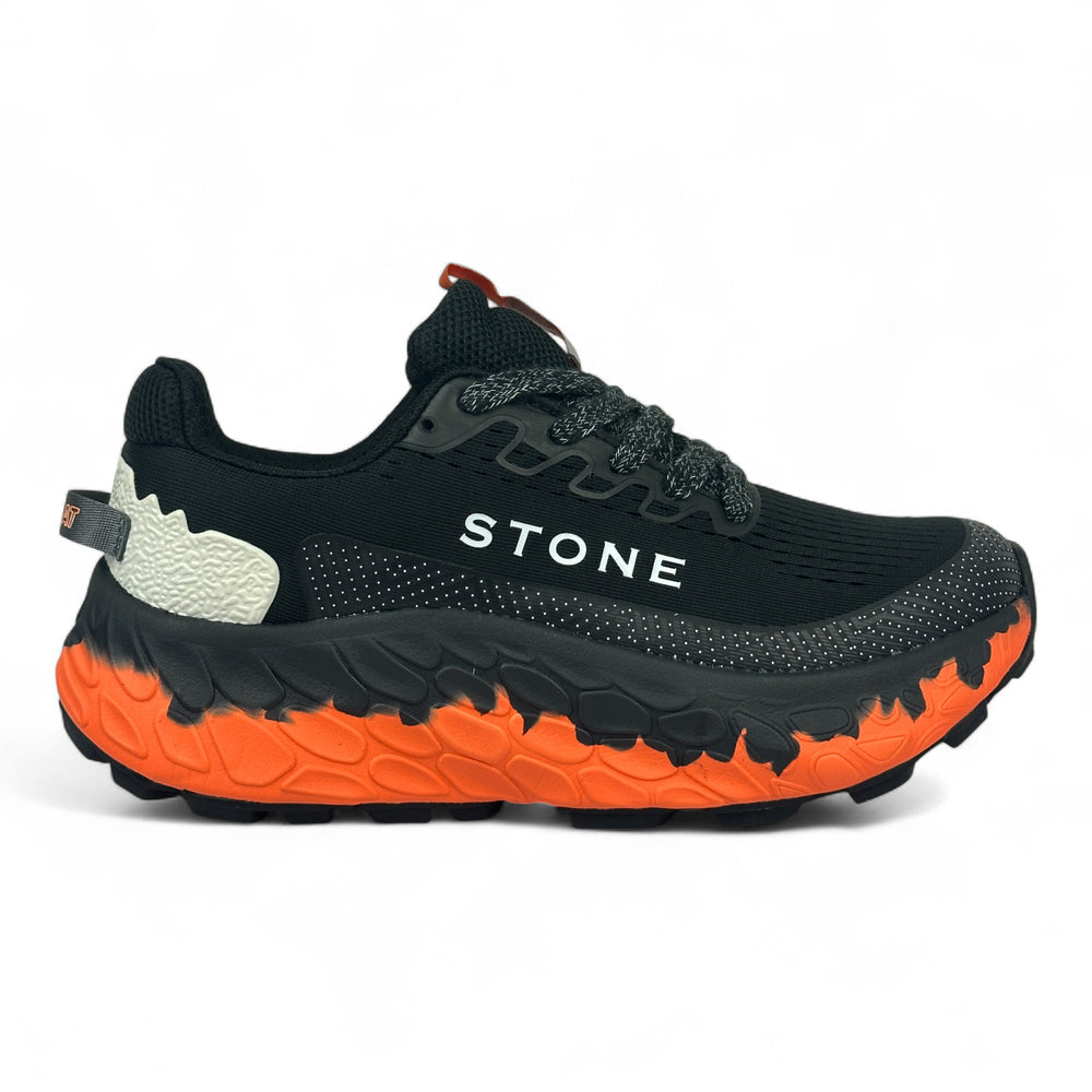 Black Reddish Orange