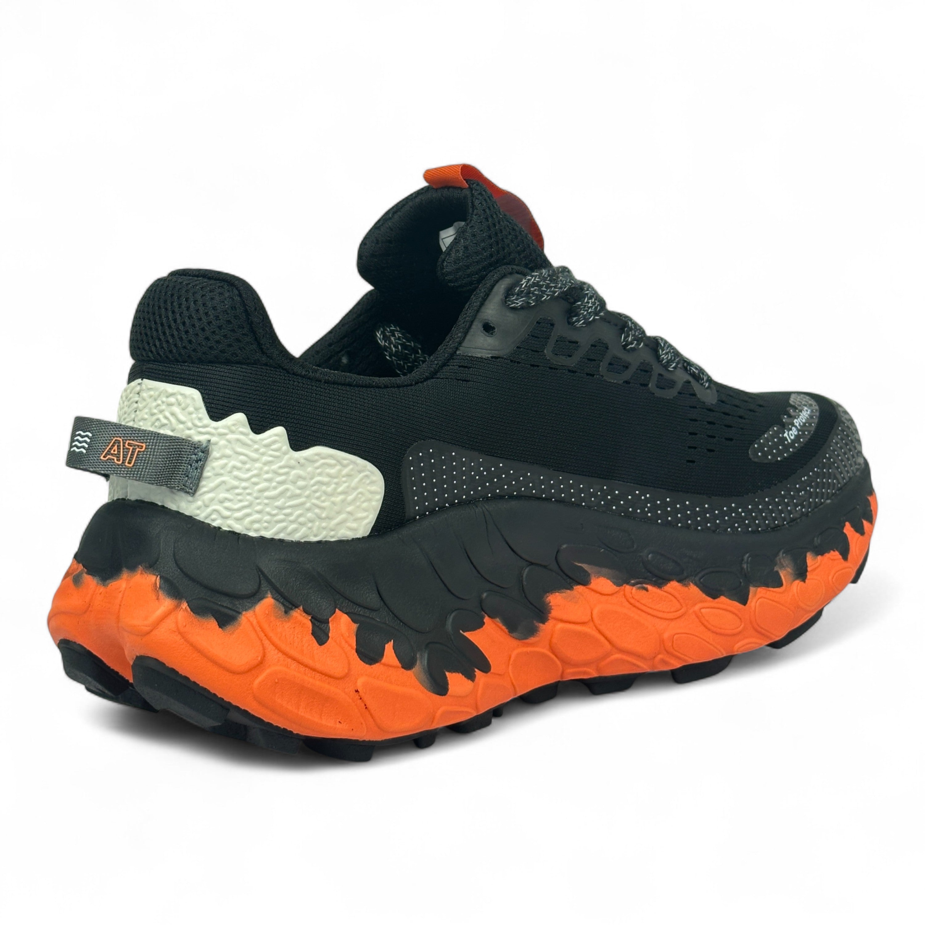 Black Reddish Orange