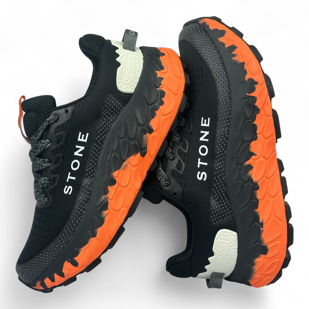 Black Reddish Orange