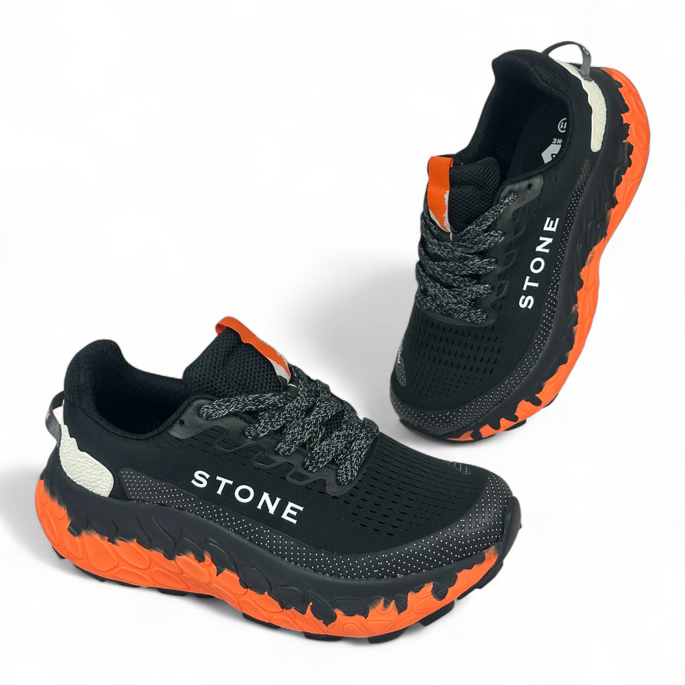 Black Reddish Orange