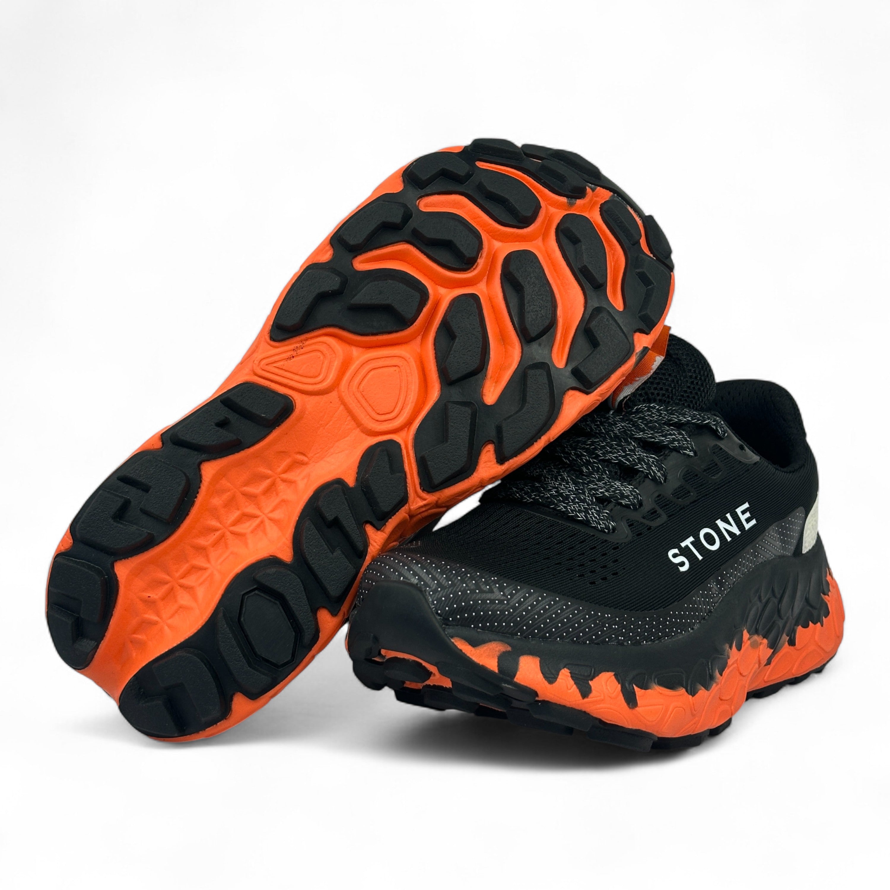 Black Reddish Orange