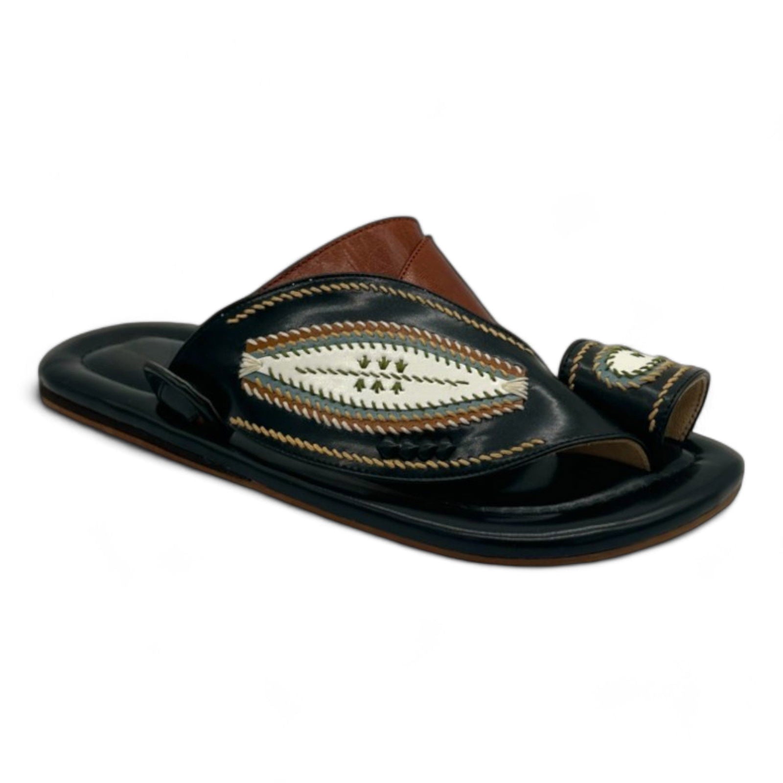 Private Collection Luxurious Arabic Slippers Made in Saudi Arabia for an Elegant Lifestyle Black 40