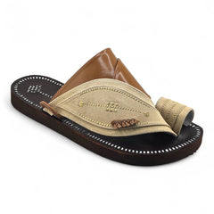 AL Fanoos Handcrafted Heritage Leather Sandals l 8012