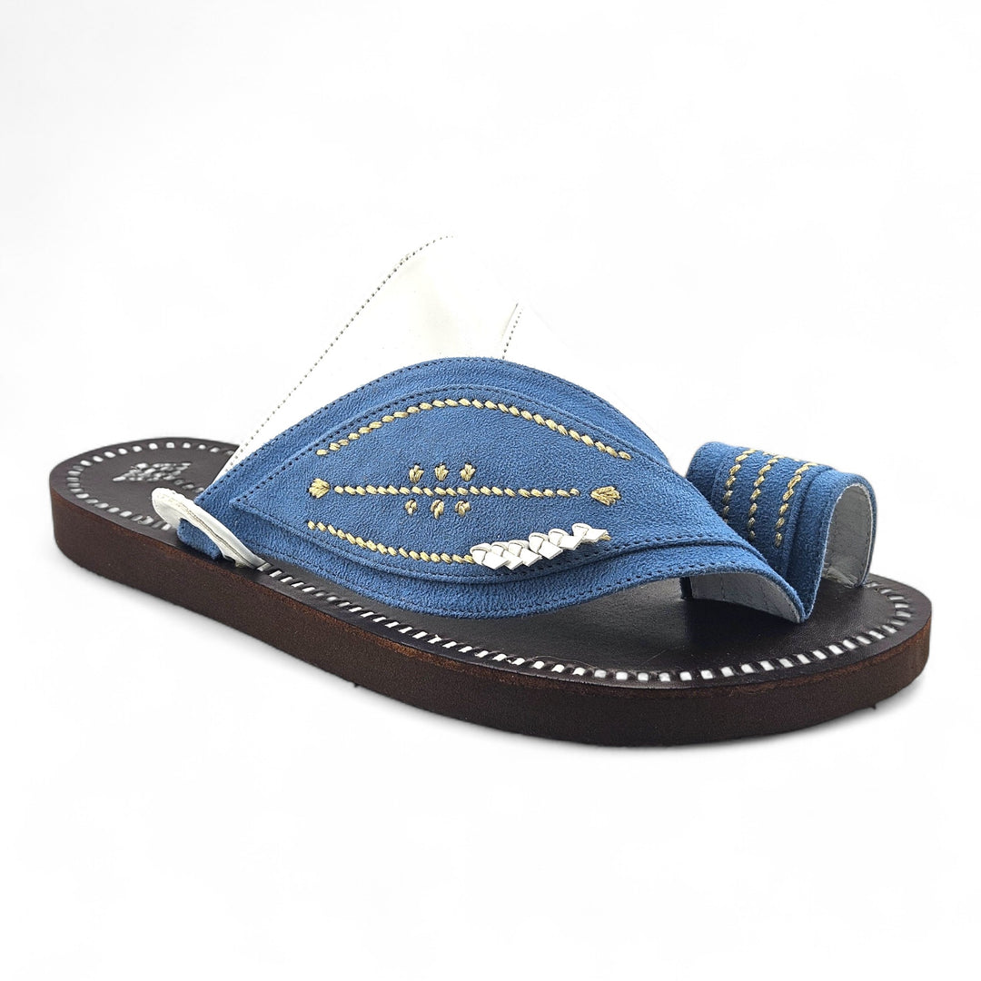 AL Fanoos Handcrafted Heritage Leather Sandals l 8012
