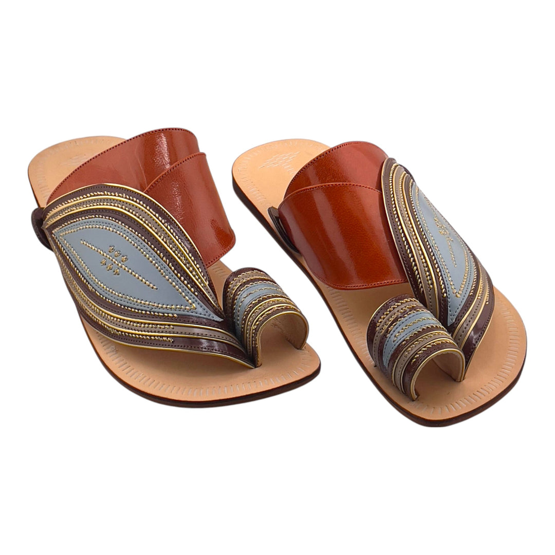 Al Fanoos : Premium Handmade Arabic Sandal l 838