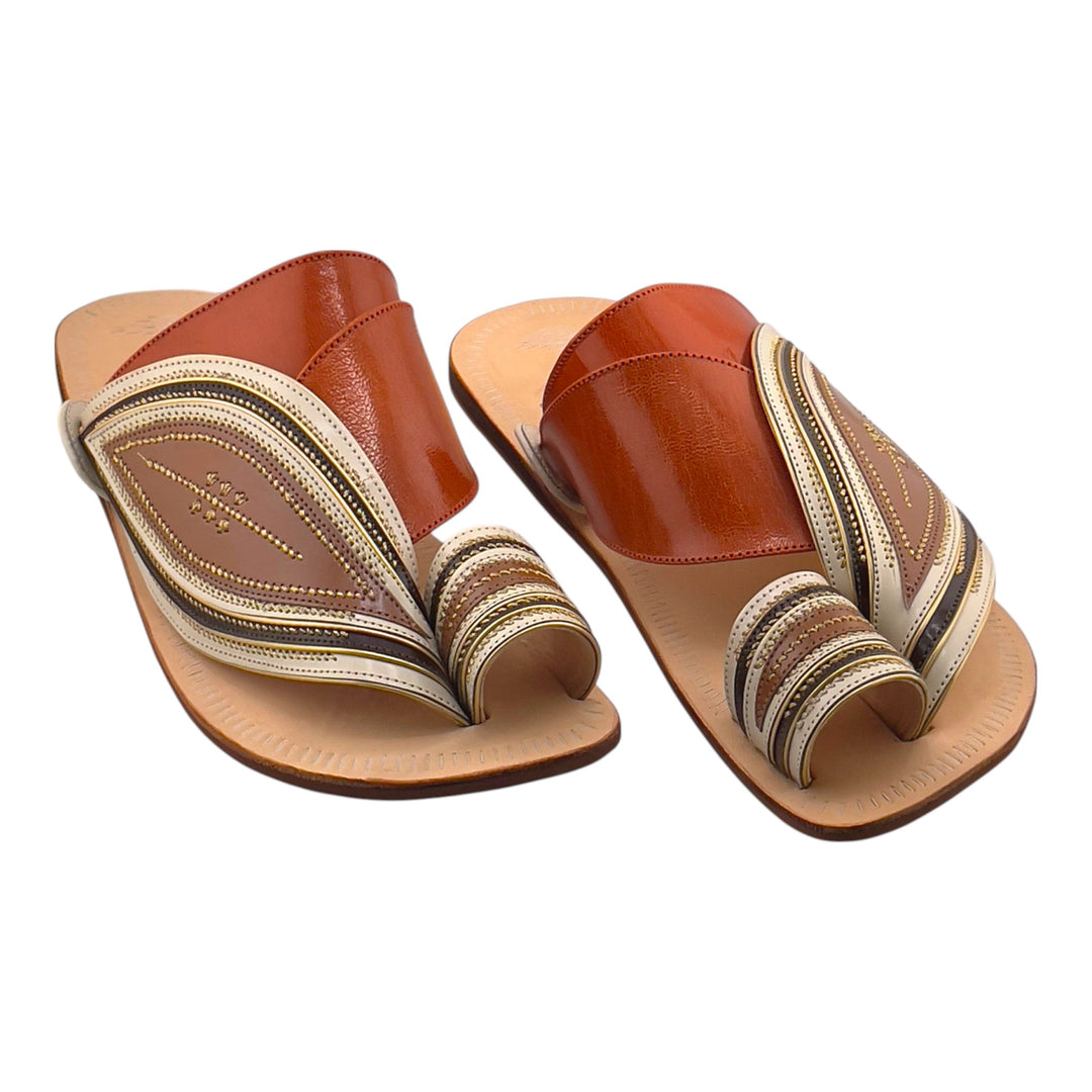 Al Fanoos : Premium Handmade Arabic Sandal l 838