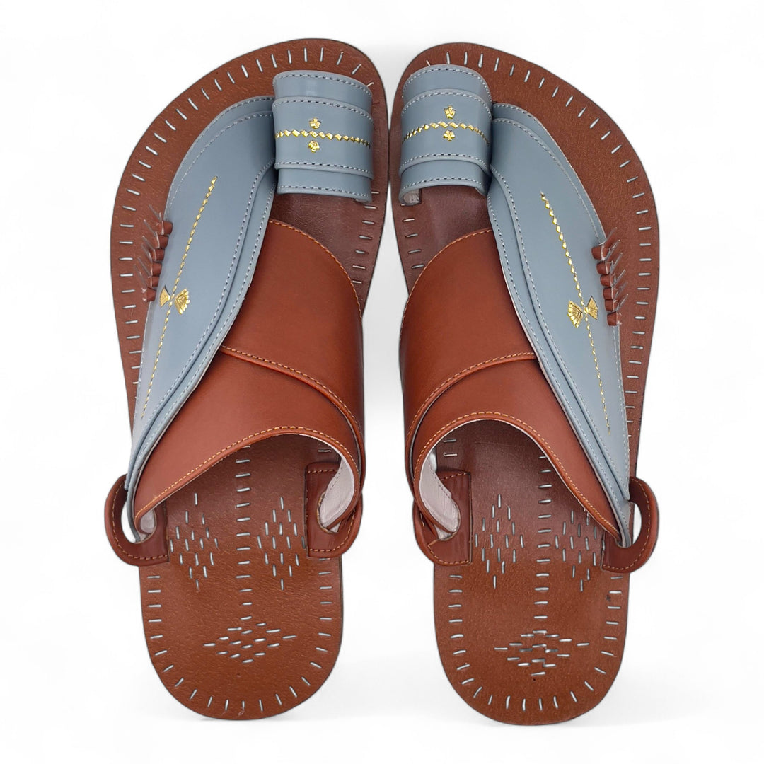 AL Fanoos Handcrafted Heritage Leather Sandals l 401