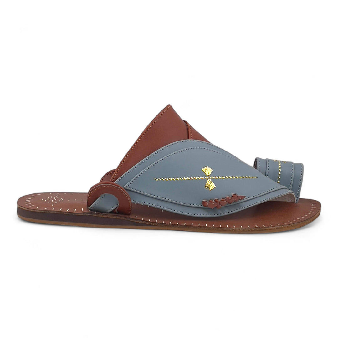 AL Fanoos Handcrafted Heritage Leather Sandals l 401