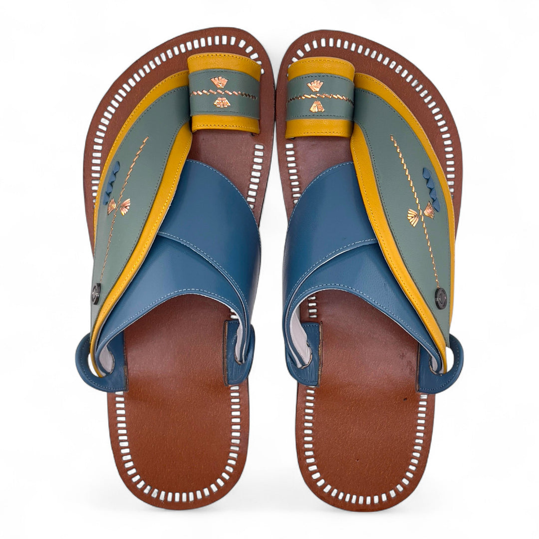 AL Fanoos Handcrafted Heritage Leather Sandals l 518