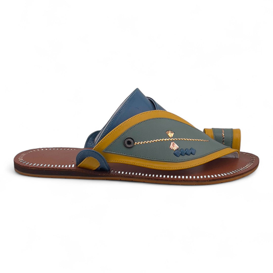 AL Fanoos Handcrafted Heritage Leather Sandals l 518