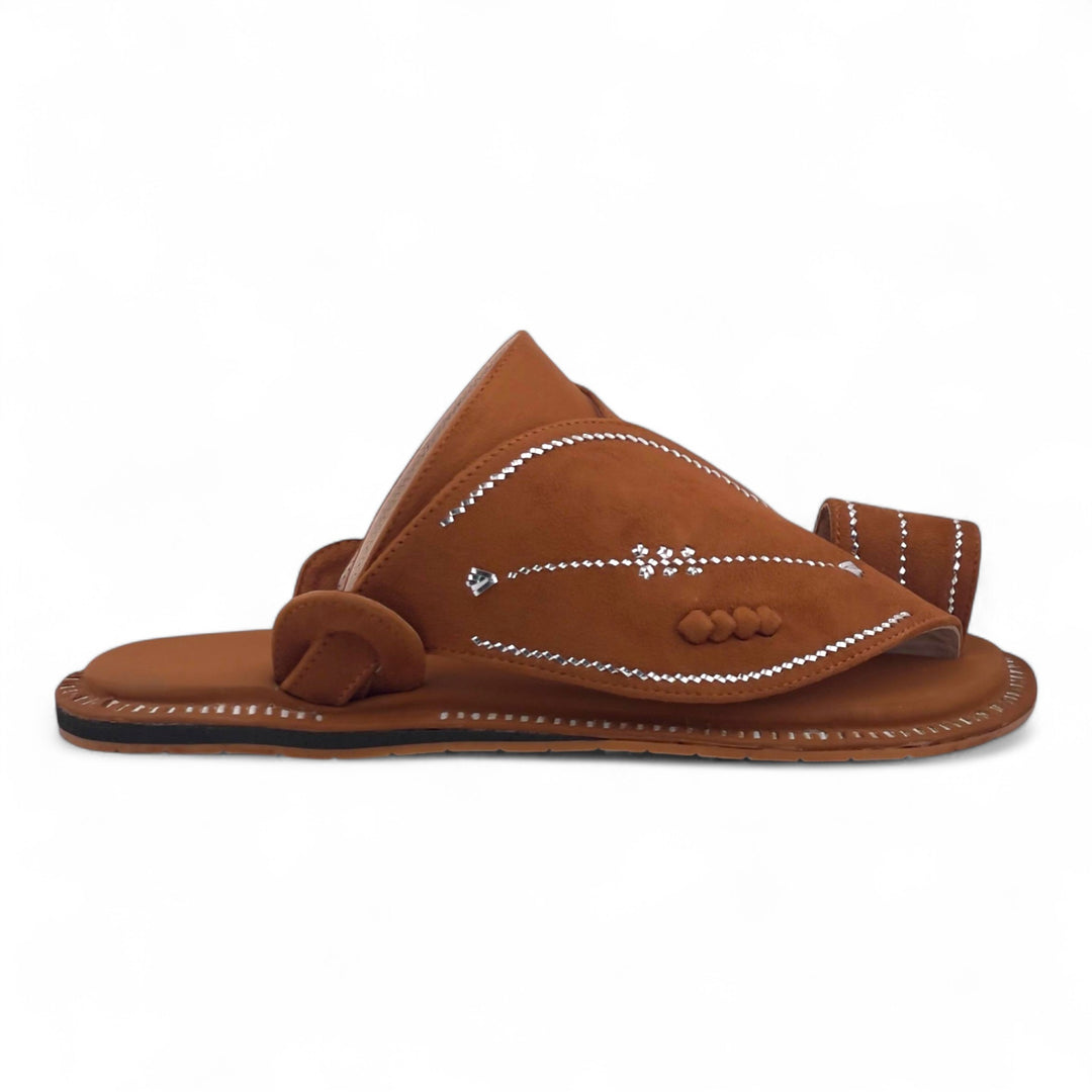 AL Fanoos Handcrafted Heritage Leather Sandals l 01