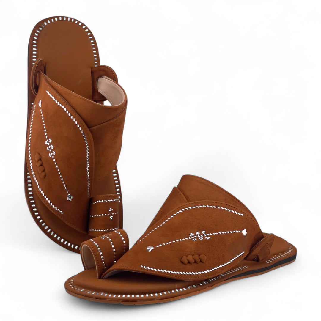 AL Fanoos Handcrafted Heritage Leather Sandals l 01