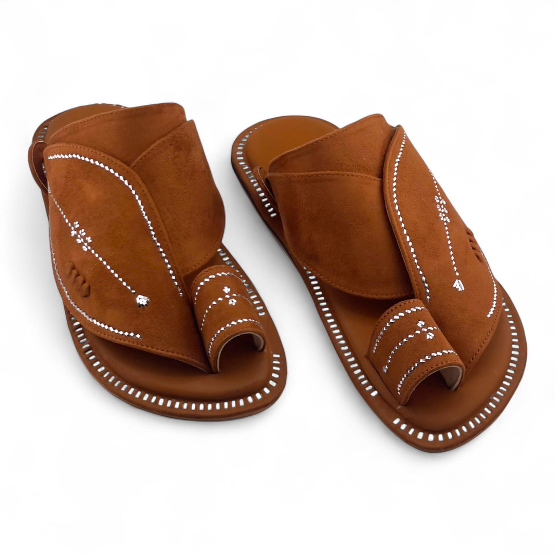 AL Fanoos Handcrafted Heritage Leather Sandals l 01