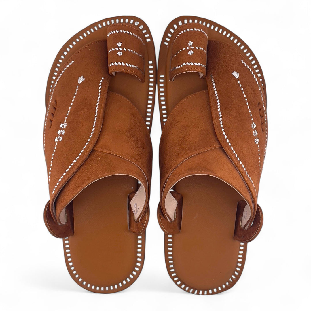 AL Fanoos Handcrafted Heritage Leather Sandals l 01