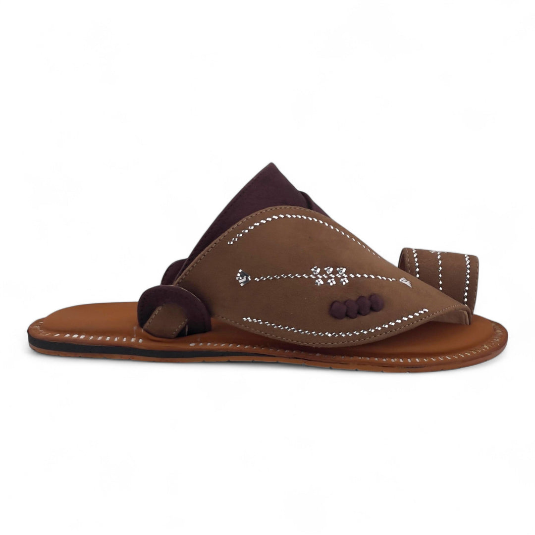 AL Fanoos Handcrafted Heritage Leather Sandals l 01