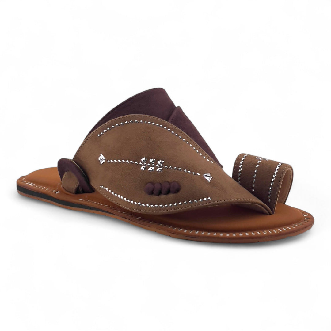 AL Fanoos Handcrafted Heritage Leather Sandals l 01