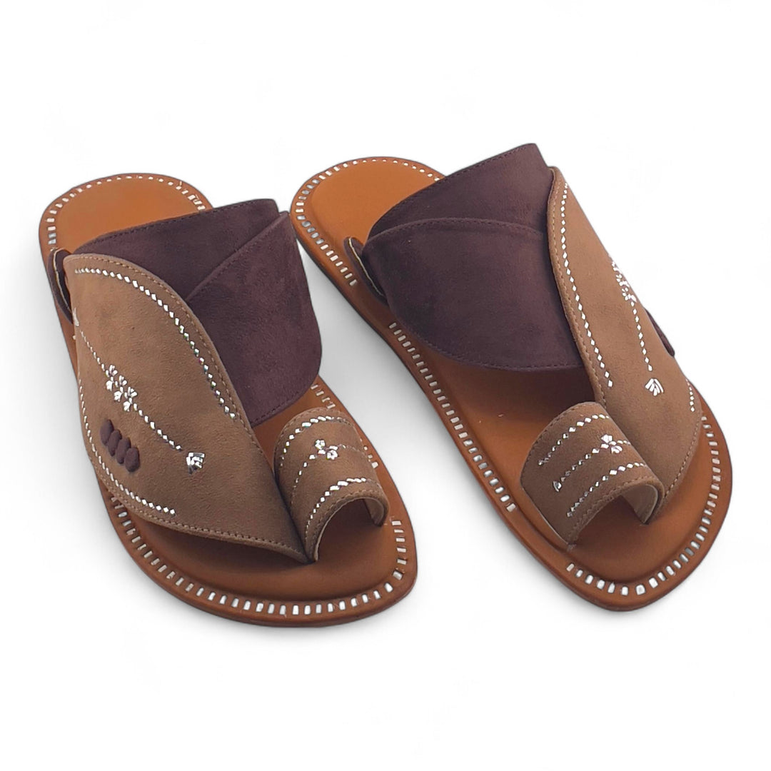 AL Fanoos Handcrafted Heritage Leather Sandals l 01