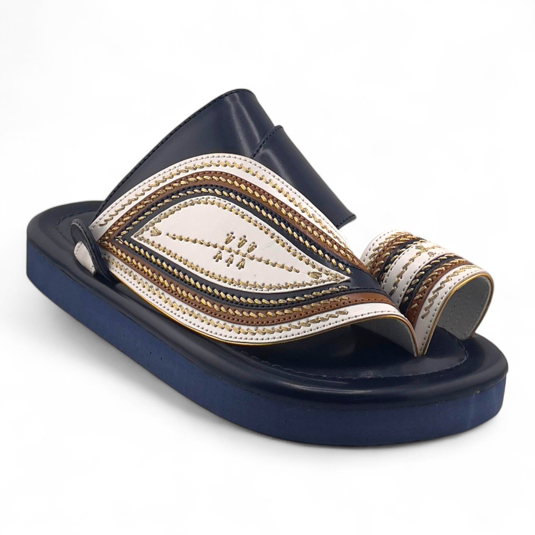 AL Fanoos Handcrafted Heritage Leather Sandals l 07
