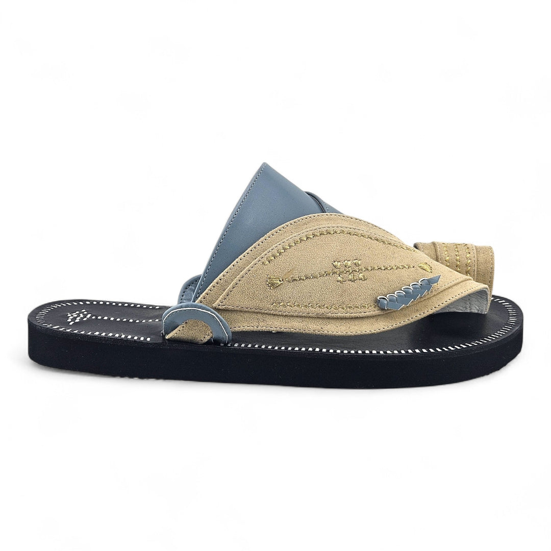 AL Fanoos Handcrafted Heritage Leather Sandals l 8012