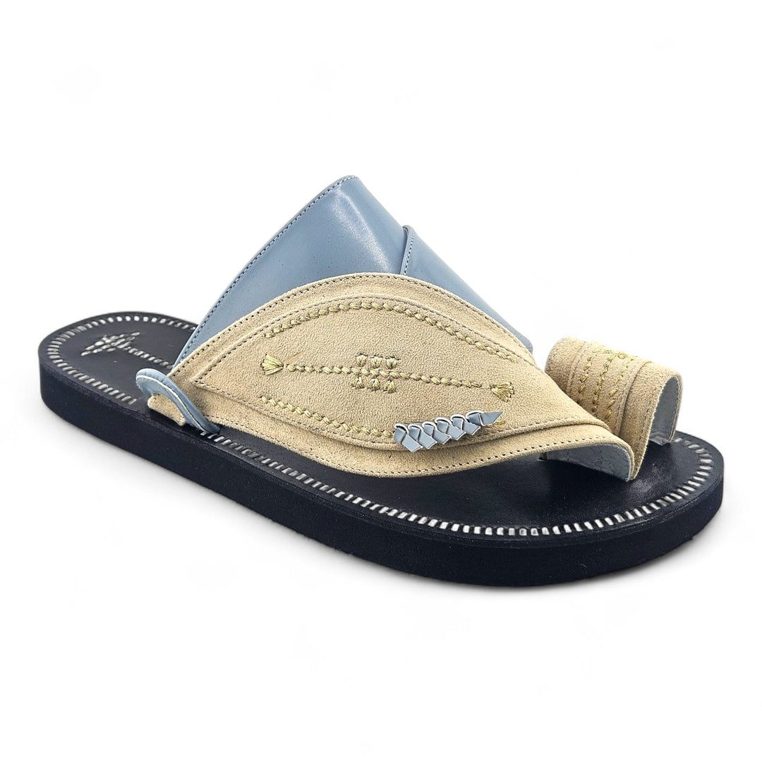 AL Fanoos Handcrafted Heritage Leather Sandals l 8012