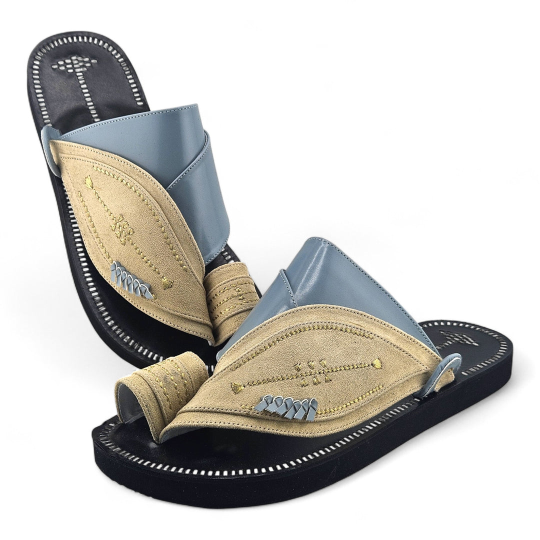 AL Fanoos Handcrafted Heritage Leather Sandals l 8012