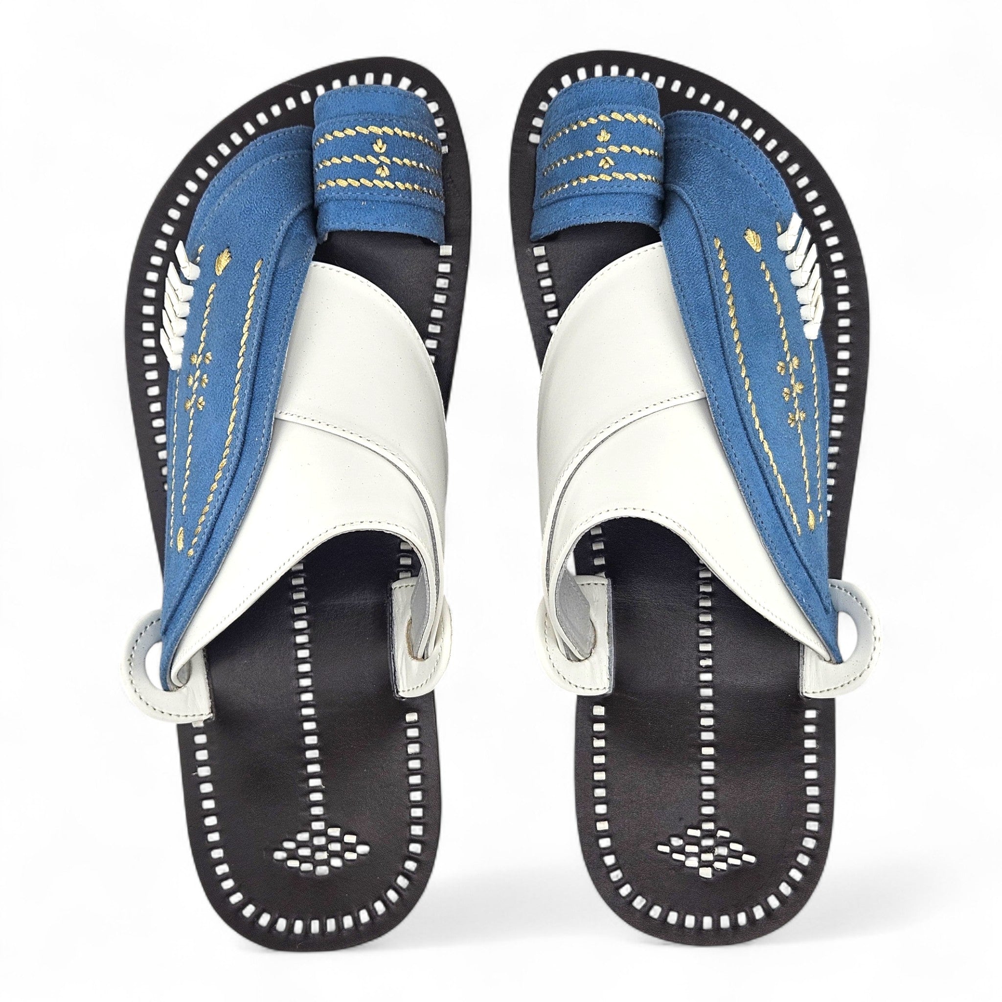 AL Fanoos Handcrafted Heritage Leather Sandals l 8012