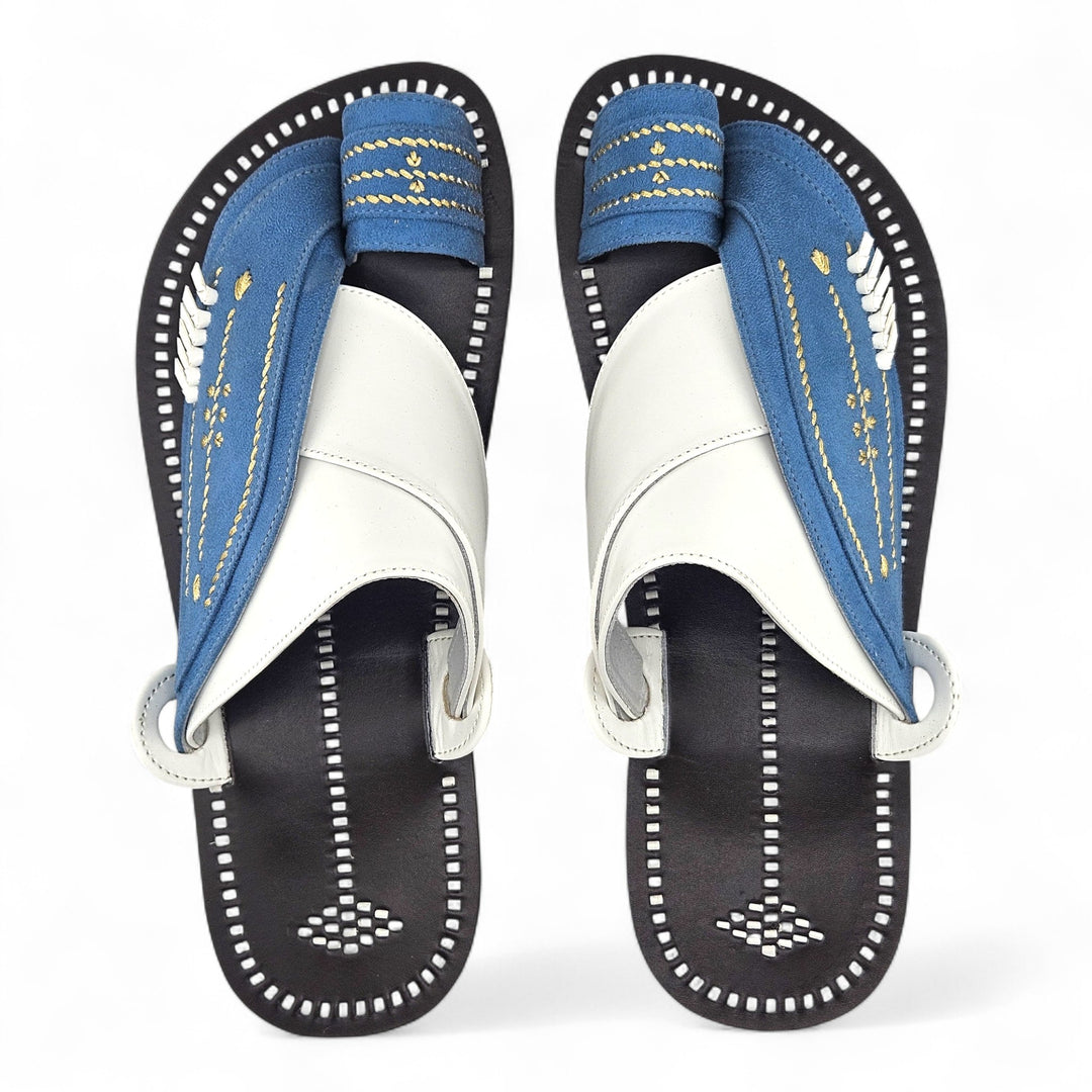 AL Fanoos Handcrafted Heritage Leather Sandals l 8012